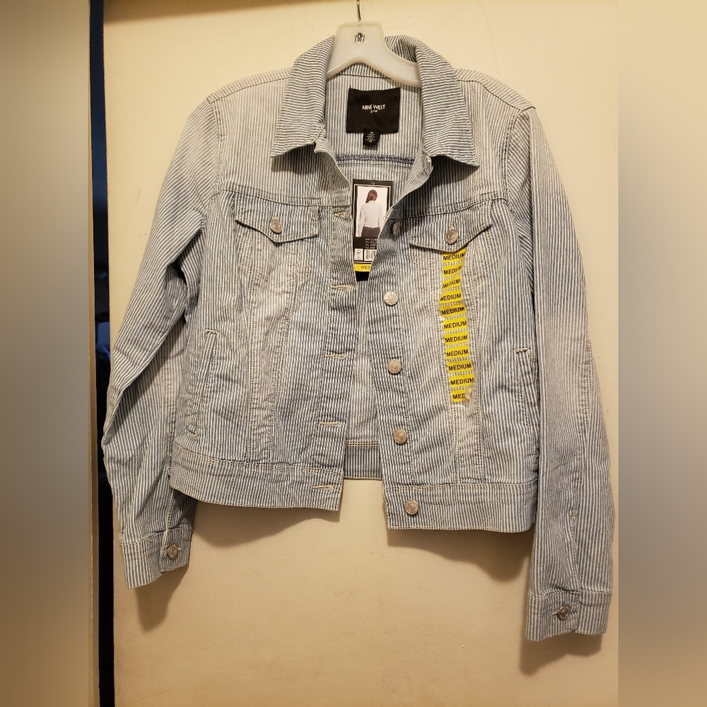 Nine West Denim Jacket Medium